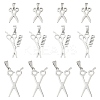 15Pcs 3 Styles 304 Stainless Steel Pendants STAS-CJ0002-49-1