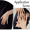 DIY Charm Finger Ring Making Kit DIY-SC0023-59-5