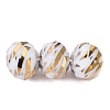 Electroplate Glass Beads EGLA-N026-01A-R02-1