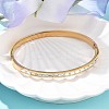 304 Stainless Steel Rhinestone Bangles for Women BJEW-Z092-08G-3