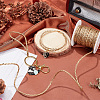 10 Yards Braided Imitation Leather Cords LC-AR0001-03B-4