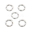 Brass Micro Pave Clear Cubic Zirconia Bead Frame KK-H495-03P-1