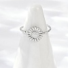 304 Stainless Steel Cuff Rings RJEW-D306-08P-5