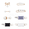 8Pcs 8 Style Zinc Alloy Kilt Pin Brooches AJEW-FH0004-37-1