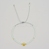 Bohemian Glass Seed Beads Braided Bead Bracelets JT0778-6-1