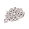 Eco-friendly Brass Micro Pave Clear Cubic Zirconia Big Pendants KK-D079-01P-3
