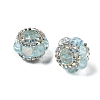 Acrylic Rhinestone Rondelle Beads OACR-S048-02B-1