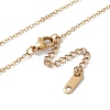 304 Stainless Steel Pendant Necklaces LS-NJEW-P302-02G-4