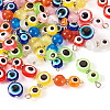 40Pcs 10 Styles Resin Evil Eye & Cat Eye Pendants FIND-TA0004-25-2