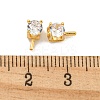 Brass Micro Pave Cubic Zirconia Peg Bails KK-B096-11G-3