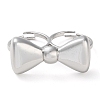 Brass Open Cuff Rings RJEW-K266-17P-2
