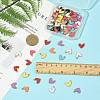 66Pcs Alloy Enamel Charms ENAM-FS0004-25-5