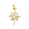Brass Micro Pave Cubic Zirconia Pendants LS-KK-D105-03G-1