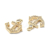 Brass Micro Pave Cubic Zirconia Charms KK-B072-03G-3