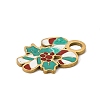 Christmas 304 Stainless Steel Enamel Charms LS-STAS-I356-02G-06-2