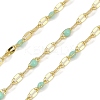 Rack Plating Brass Dapped Chains AJEW-Q153-02G-11-1