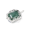Natural Green Aventurine Pendants G-I381-01P-01-2