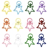 30Pcs Spray Painted Eco-Friendly Alloy Swivel Snap Hooks Clasps FIND-YW0008-98-1