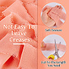 4 Rolls 4 Colors Frayed Polyester Ribbon OCOR-TA0002-87B-5