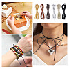 6 Skeins 6 Colors PU Imitation Leather Cords OCOR-TA0001-96-7