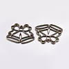 Tibetan Style Alloy Open Back Bezel Pendants LS-PALLOY-L203-03AB-2