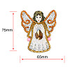 DIY Keychain Diamond Painting Kits DIAM-PW0001-120-2