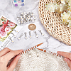 2 Sets Plating Acrylic Pendants Decoration HJEW-PH0001-59-3