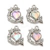 Platinum Alloy Glass Pendants FIND-Z068-03P-1