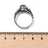 Natural Gemstone Finger Rings RJEW-A084-05AS-7
