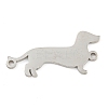 Non-Tarnish 304 Stainless Steel Connector Charms X-STAS-Z076-22P-1