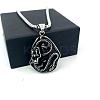 Vintage Punk 304 Stainless Steel Dragon Pendant Necklaces for Men GS6470-3