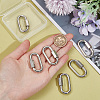 6Pcs Alloy Screw Carabiner Lock Charms FIND-UN0003-31P-2