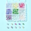 180Pcs 9 Colors Transparent Spray Painted Crackle Glass Beads GLAA-FS0002-44-7
