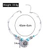 Bohemian Style Alloy with Synthetic Turquoise Pendant Necklaces FS-WG9CEC0-01-1