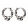 Tarnish Resistant 304 Stainless Steel Huggie Hoop Earrings EJEW-JE04192-02-1