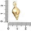 Brass & ABS Imitation Pearl Pendants KK-D339-18G-3