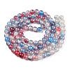 Baking Paint Crackle Glass Bead Strands LS-DGLA-R053-04H-3