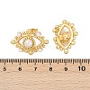 Brass Stud Earrings KK-U058-63A-G-5