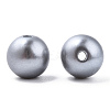 Spray Painted ABS Plastic Imitation Pearl Beads OACR-T015-05C-02-1