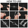 2 Rolls 2 Styles Invisible Stretchy TPU Plastic Transparent Elastic Strap FIND-BC0004-80-4