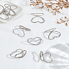10Pcs Carbon Steel Place Card Holders AJEW-LP0010-32P-1
