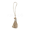Halloween Witch Jute Cord Tassels Pendant Decorations HJEW-JM04045-5