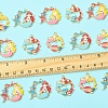 16Pcs 4 Styles Alloy Enamel Pendants ENAM-FS0002-24-5
