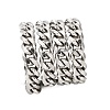 Tarnish Resistant Men's Jewelry Making 201 Stainless Steel Curb Chains CHS-A003B-2.5mm-3