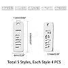 304 Stainless Steel Pendants STAS-UN0012-81P-2