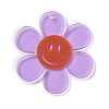 Transparent Acrylic Big Pendants OACR-P012-A02-2