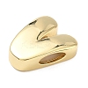 Brass Initial Beads KK-B167-27G-01V-2