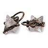 Natural Quartz Crystal Merkaba Star Pendants G-C144-02R-06-2