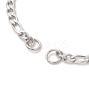 304 Stainless Steel Chain Bracelet Making AJEW-JB01539-3