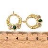 Brass Micro Pave Cubic Zirconia Pendants KK-P308-77G-3